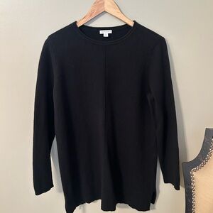 J. Jill Black 100% Cashmere Sweater